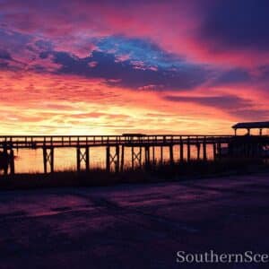 A Dock at Sunrise