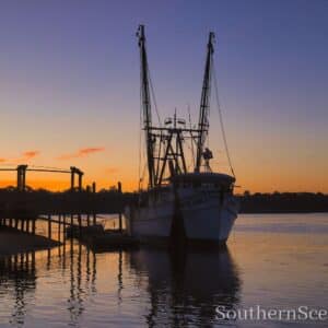 Shrimp Boat at Sunrise