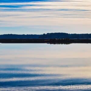 Peaceful Blue Sky Reflection