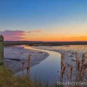 Sunrise and creek