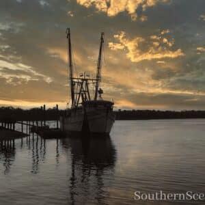 Shrimp Boat at Sunrise