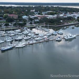 Boats Docked on Broad Creek, HHI