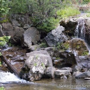 Waterfall in the Mountains